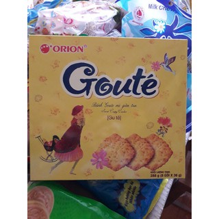Bánh Gout'e mè giòn tan hộp 8 gói × 36g