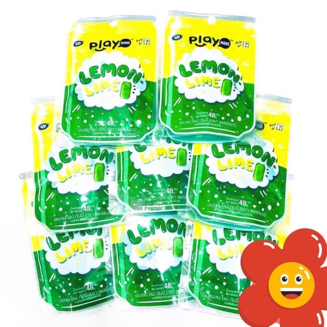 Kẹo dẻo chanh Play More 4D - Thailand