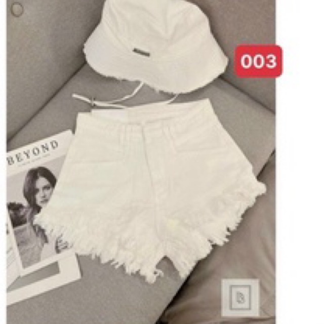 Quần short jean tua rua xinh xắn kiểu hot teen alohashop91
