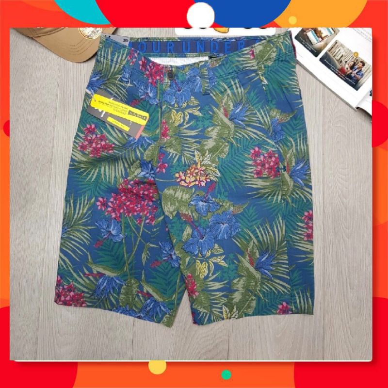 Quần shork kaki nam UNDERARMOUR cao cấp họa tiết phong cách trẻ trung size 30-38