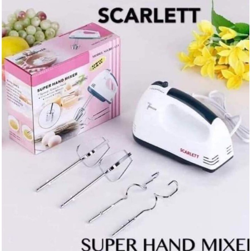 MÁY ĐÁNH TRỨNG, NHÀO BỘT 7 CẤP ĐỘ SCARLETT