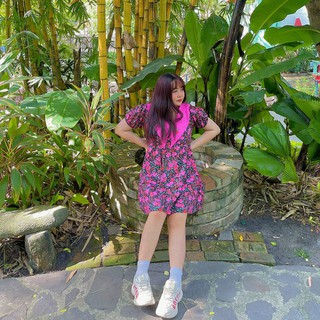Đầm trái dâu thêu Bigsize🍓🍓🍓