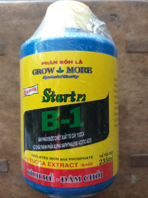 Phân Bón Lá Growmore Vitamin B1 ( Grow More 235ml), Super roots B1 cho lan, cây cảnh