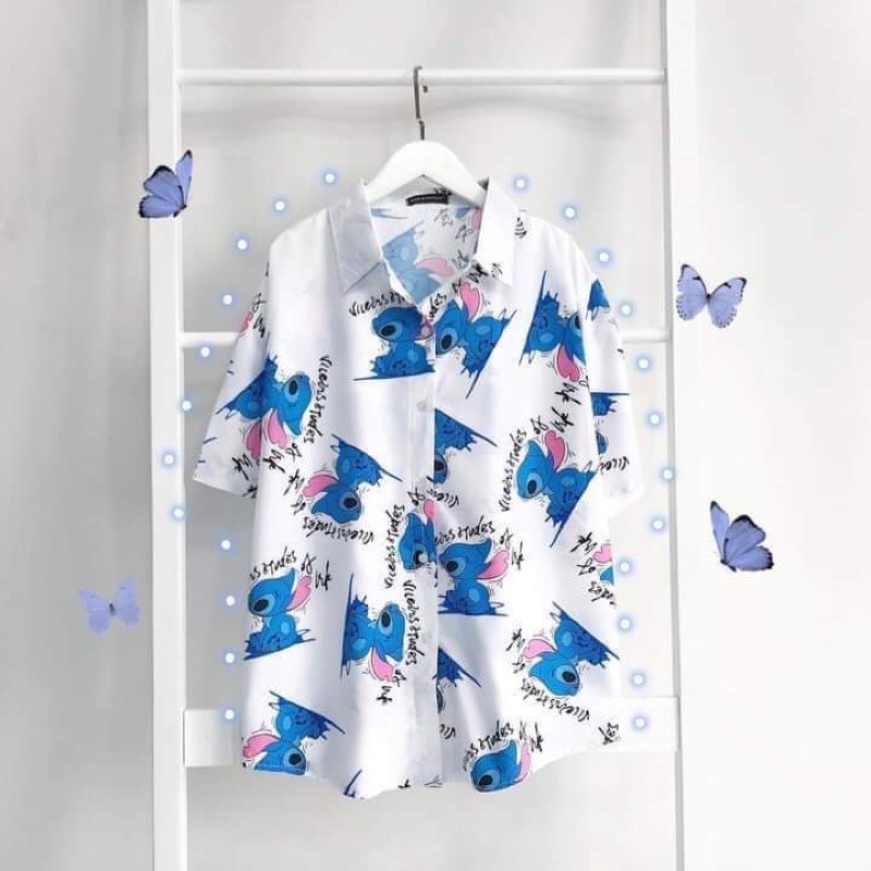 Áo sơmi hoạ tiết ❤️ Freesize  Nam nữ unisex/FREESHIP 99K ❤️