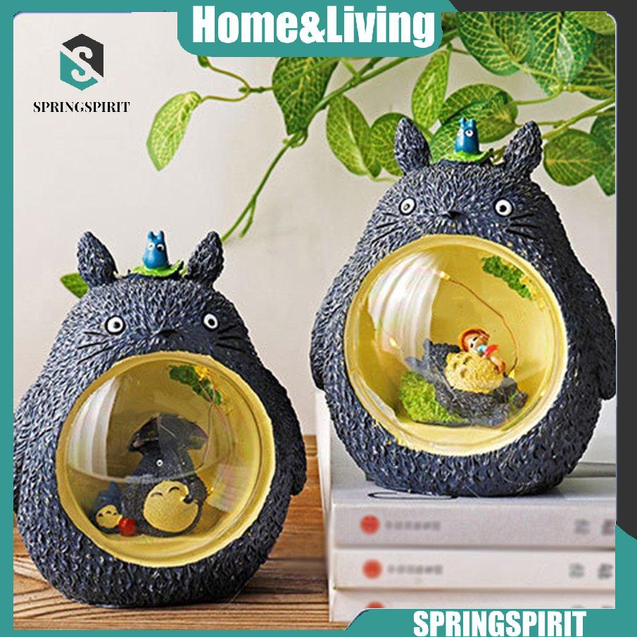 Đèn mô hình Totoro hoạt hình / đèn ngủ dễ thương / đèn trang trí phòng khách và phòng làm việc / đèn totoro