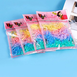 Bộ 140 dây buộc tóc, nịt buộc tóc