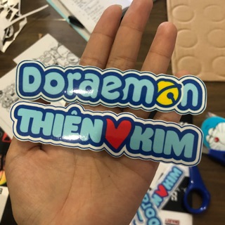 Sticker chữ chống nước theo yêu cầu