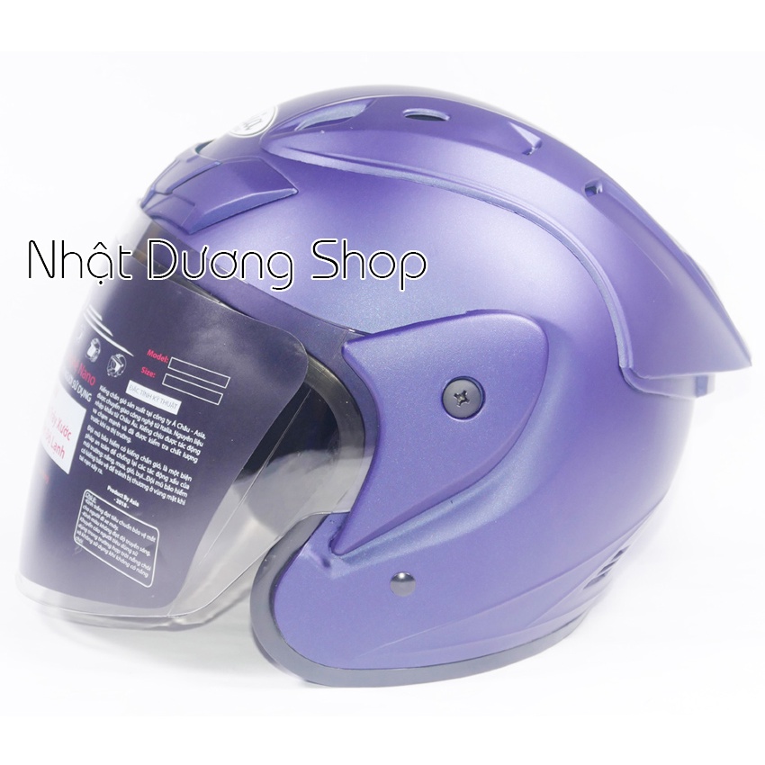 [Tặng áo mưa Honda]Mũ bảo hiểm xe mô tô trùm đầu có kính chắn bụi bảo vệ tốt mặt và đầu khi va chạm, có kính chắn gió