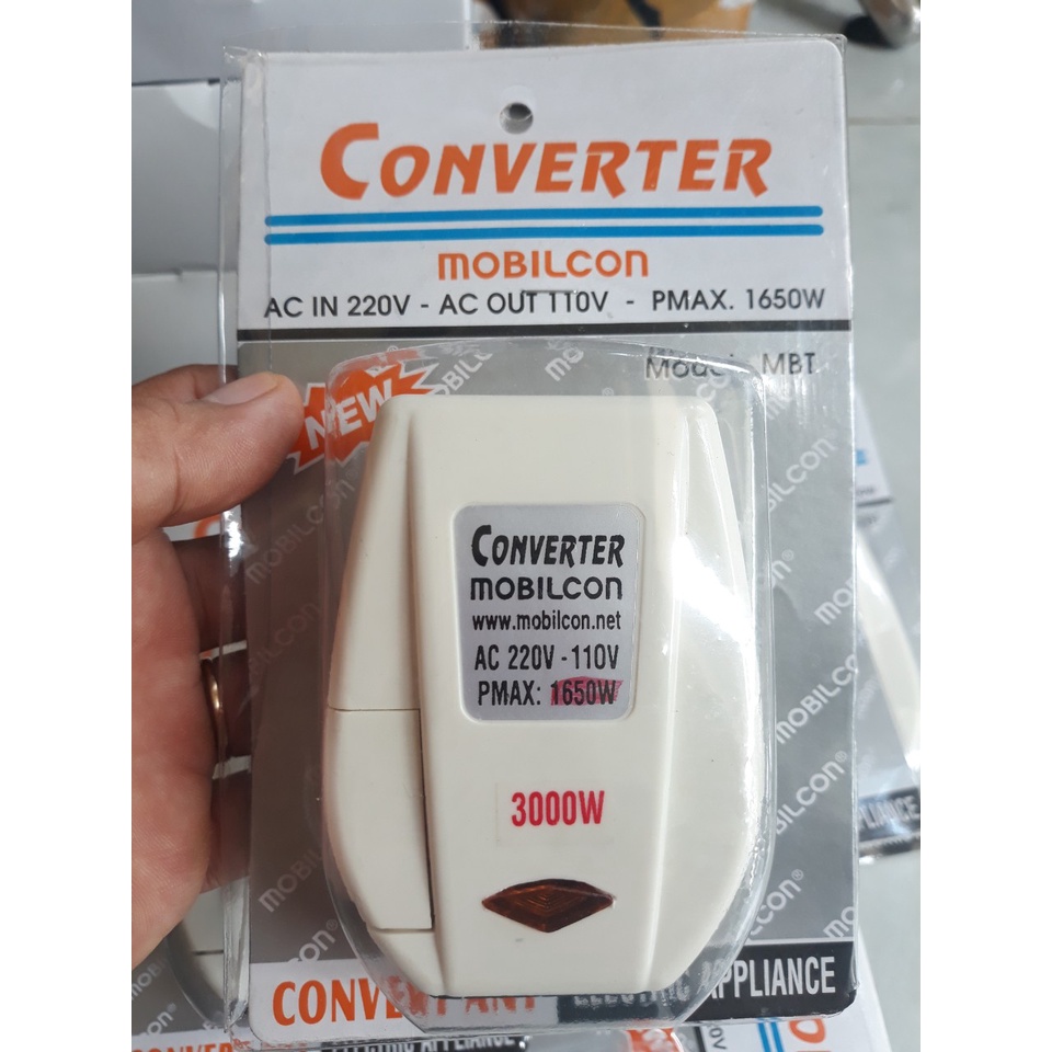 Biến thế Mobilcon đổi điện 220V - 110V - 3000W