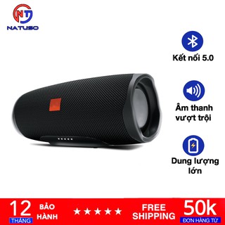 Loa bluetooth cầm tay charge 4 vỏ chống thấm nước loa nghe nhạc không dây, âm bass trầm ấm, hỗ trợ usb thẻ nhớ cổng 3.5