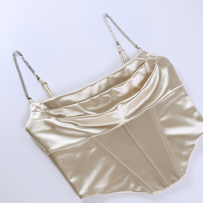 DUNEA Áo hai dây thiết kế đơn giản phong cách quyến rũ cho nữ