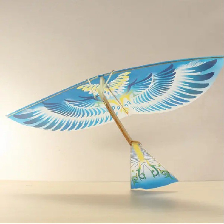 Combo chim dây thun vỗ cánh tự bay (tùy chọn 2 con, 5 con hoặc 10 con) Ornithopter Birds (KN063) - Luân Air Models