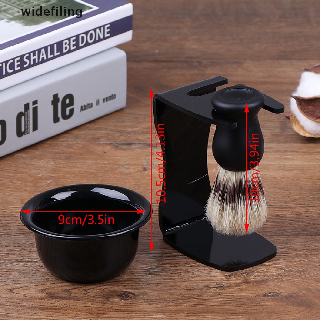 Bát Đựng Xà Phòng / Cọ / Cốc Cạo Râu 3 Trong 1 Có Chân Đứng Tiện Dụng
