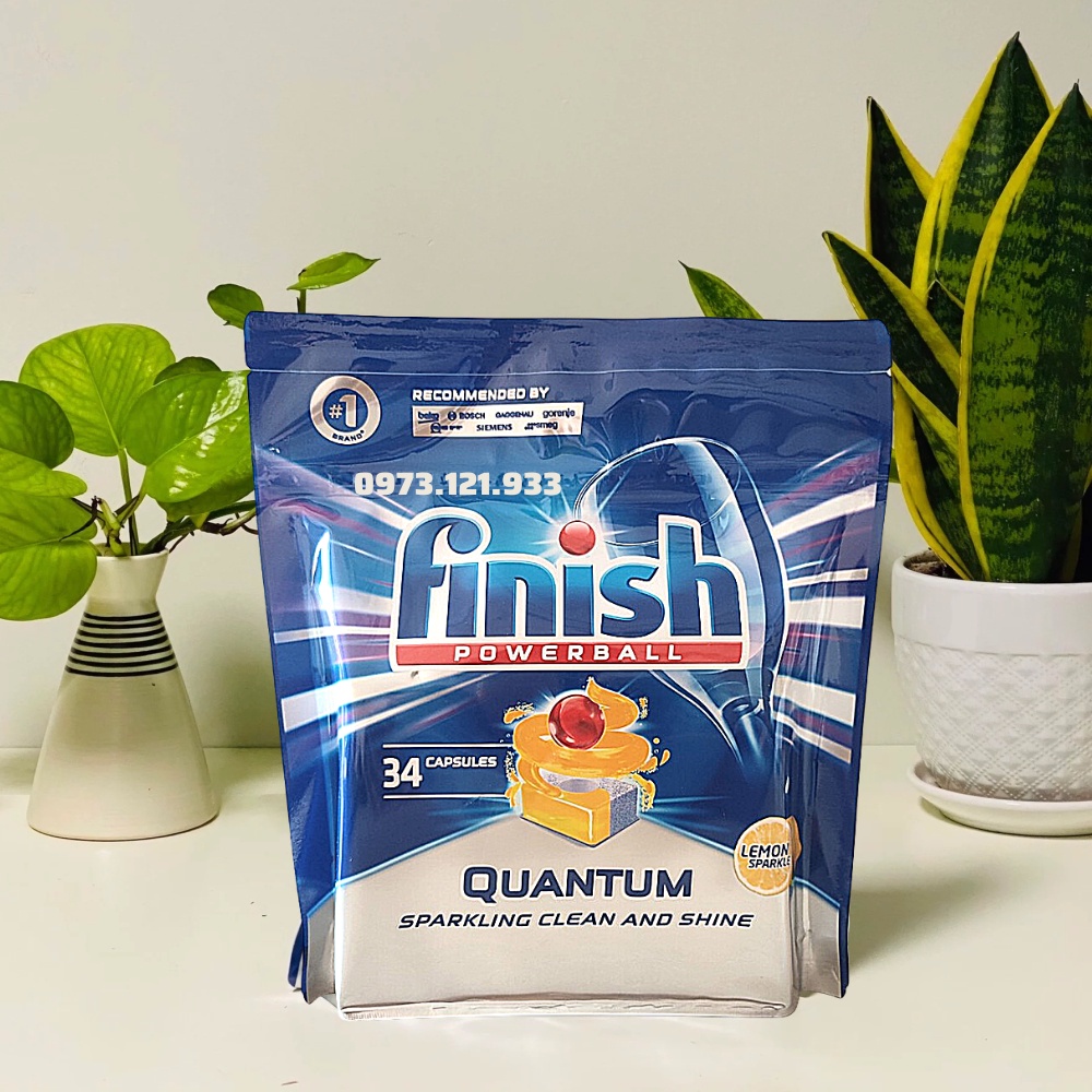 Viên rửa bát Finish Quantum Max ,Ultimate .