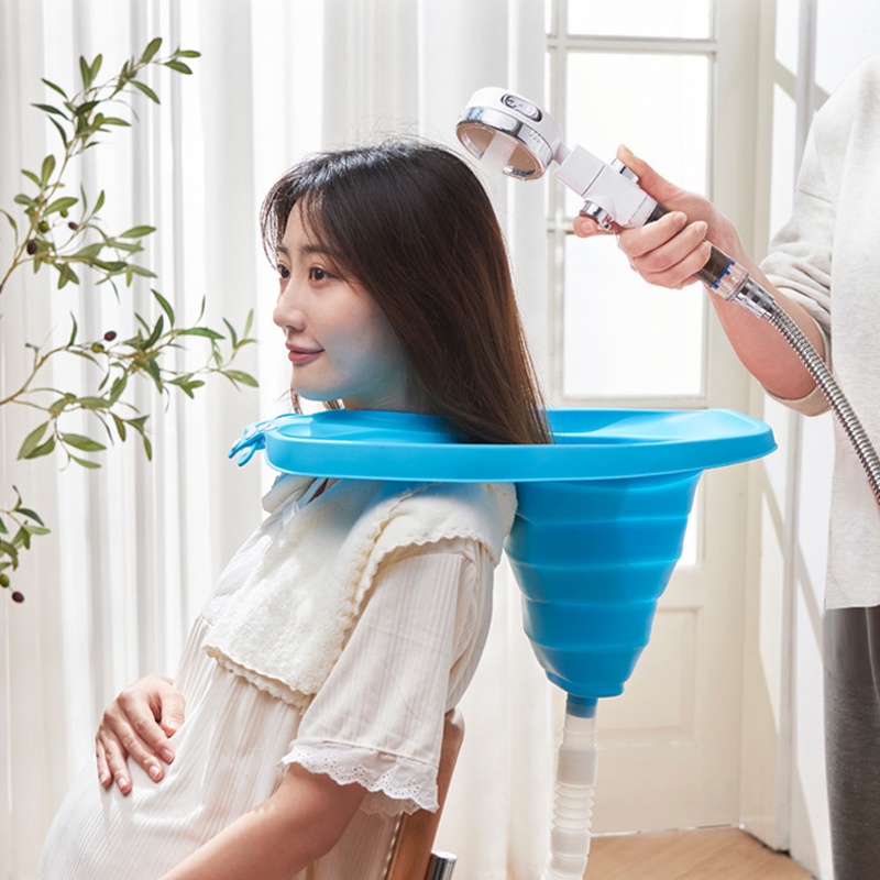 Chậu Gội Đầu Tại Nhà Thông Minh, Chậu Gội Đầu Cho Bà Bầu, Người Già, Trẻ Nhỏ Tiện Lợi