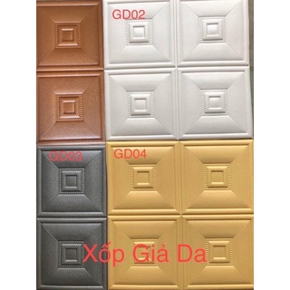Xốp dán tường giả da 7li 60x60cm