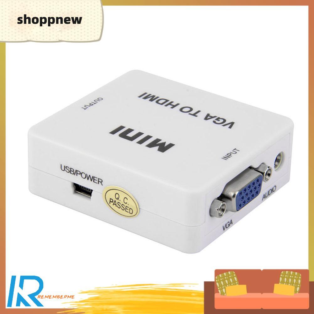 Bộ Chuyển Đổi Mini Hd 1080p Audio Vga Sang Hdmi Hd Hdtv Video