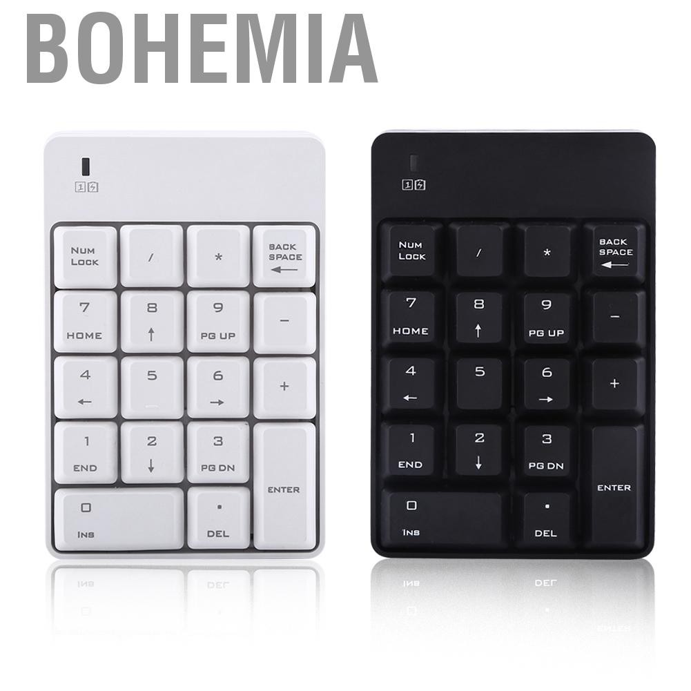 Bàn Phím Số 18 Phím Không Dây Bohemia 2.4ghz | BigBuy360 - bigbuy360.vn