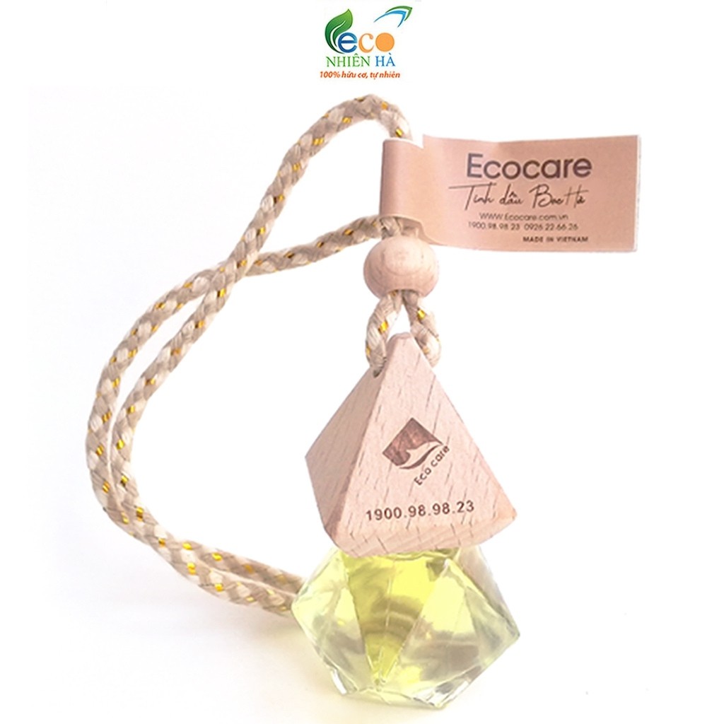 Tinh dầu ECOCARE 7ml sả chanh, tinh dầu thơm phòng, treo xe giúp đuổi muỗi, khử khuẩn