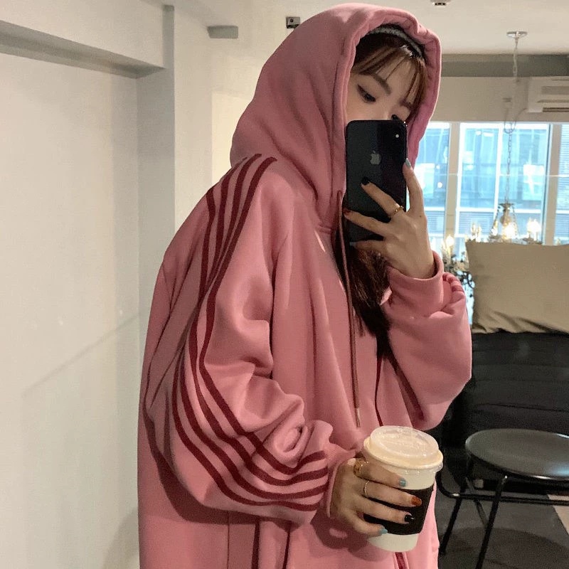 Áo khoác nỉ SỌC TAY có mũ Áo khoác Hoodie tay bồng cá tính Unisex hot trend - GEN_ZOO