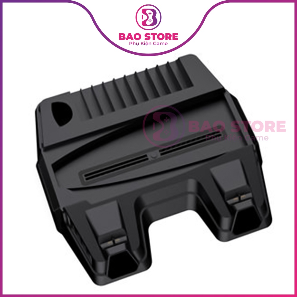 Đế đứng máy PS5 kèm dock sạc tay cầm, móc treo tai nghe, khay đựng đĩa, tản nhiệt máy PS5
