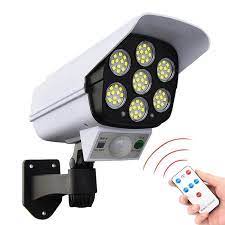 Đèn Giả Cam Gắn Tường-Đèn Năng Lượng Mặt Trời -Giả Cam Chống Trộm