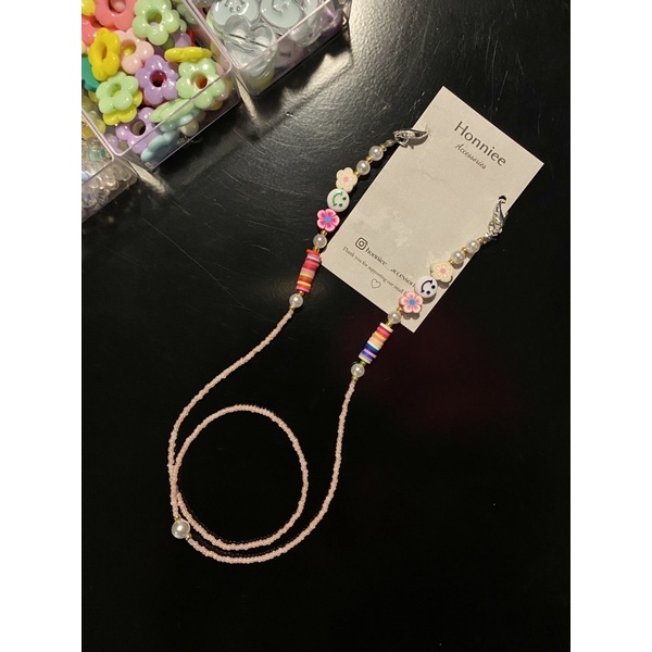 Dây đeo khẩu trang hoa hồng