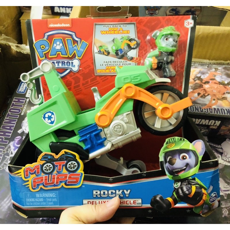 Xe Moto rocky chạy bốc đầu Paw patrol