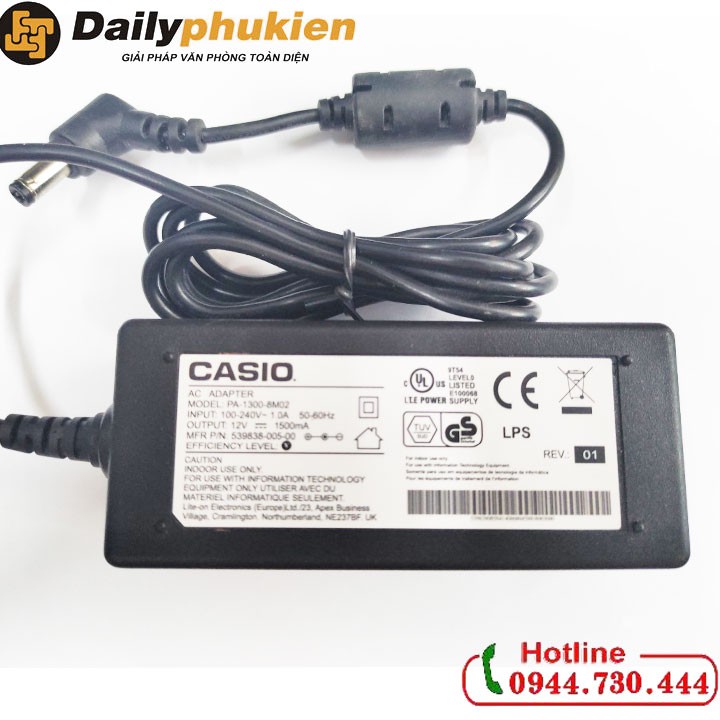 Adapter nguồn đàn casio CDP-100 CPD-200 dailyphukien