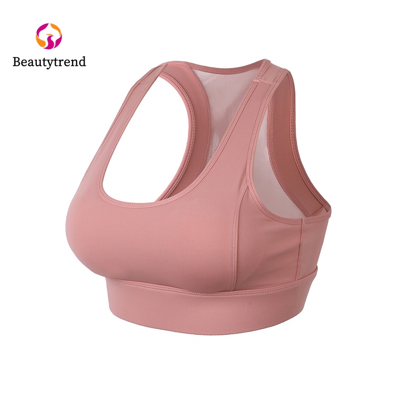 Áo ngực tập yoga có khóa cài lưng co giãn thoải mái cho nữ