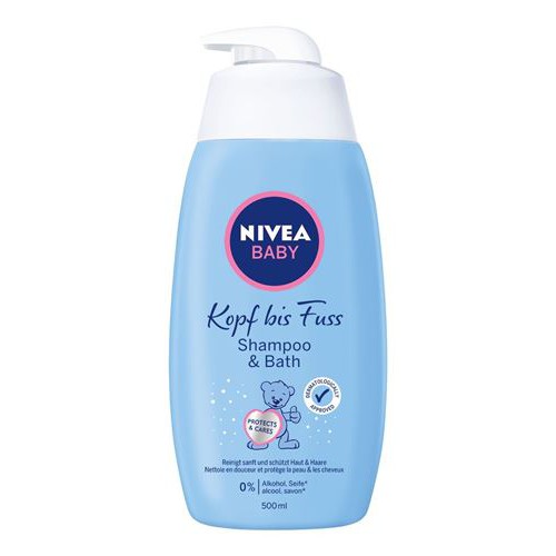 Sữa Tắm Gội Không Cay Mắt Trẻ Em Nivea Baby – Nội địa Đức 500ML