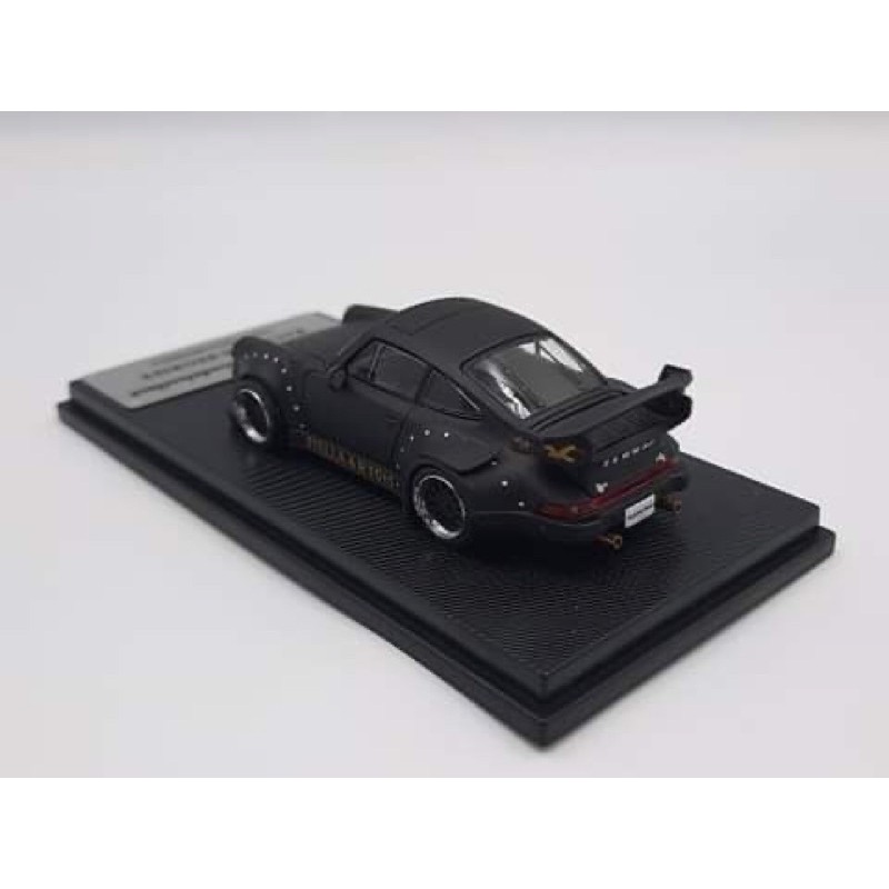 Xe Mô Hình Porsche 930 3.8 Type Wing 1:64 Model Collect ( Đen Nhám )