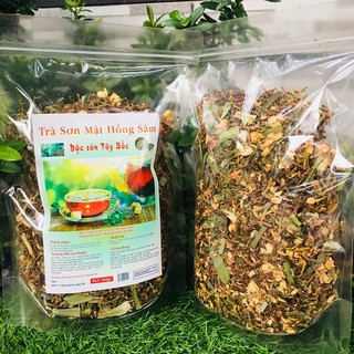 🌿🌿 Trà Sơn Mật Hồng Sâm Tây Bắc Thanh Nhiệt Giải Độc Gan 250g [FREESHIP]