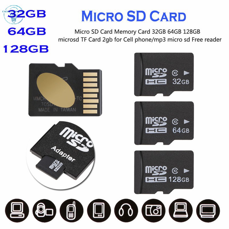 P Thẻ nhớ micro SD TF 2GB 32GB 64GB 128GB chất lượng cao dành cho điện thoại/ mp3 63 6 | BigBuy360 - bigbuy360.vn