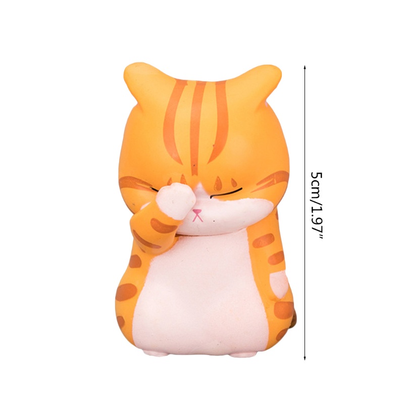 Mô Hình Tượng Mèo WMMB 5cm Dùng Để Trang Trí Bánh Kem