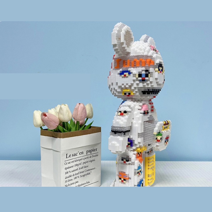 Mô hình lắp ráp gấu bearbrick cỡ lớn 46cm, Bearbrick New Arrival
