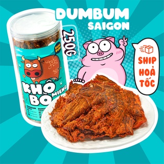Khô bò miếng DumBum 250g đồ ăn vặt Sài Gòn