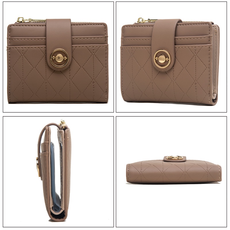 Ví Ngắn Đựng Thẻ Thiết Kế Dễ Thương Cho Nữ Giá Đỡ