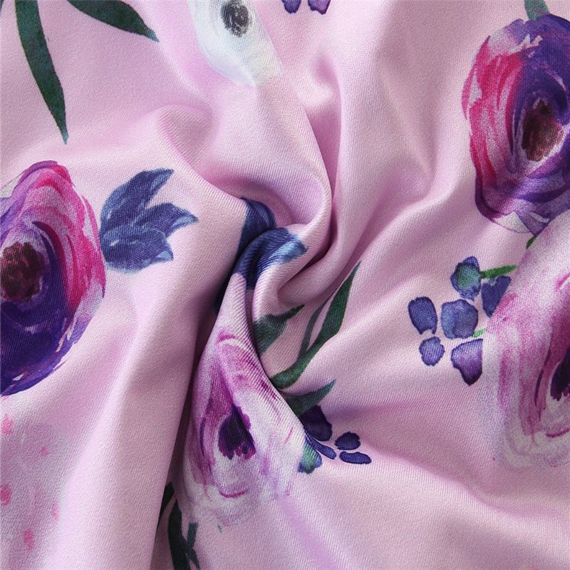 Bộ Đồ Ngủ 2 Món Gồm Túi Ngủ + Dây Buộc Tóc Chống Đá In Họa Tiết