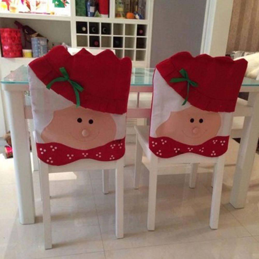 FOREVER Vỏ Bọc Ghế Trang Trí Giáng Sinh Chất Lượng Cao