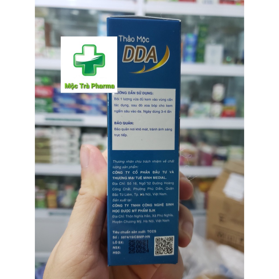 Giảm đau xương khớp- Gel bôi DDA- Giảm cổ vai gáy, cơ xương khớp