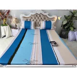 Bộ Drap thun hàn quốc 4 món mẫu sọc
