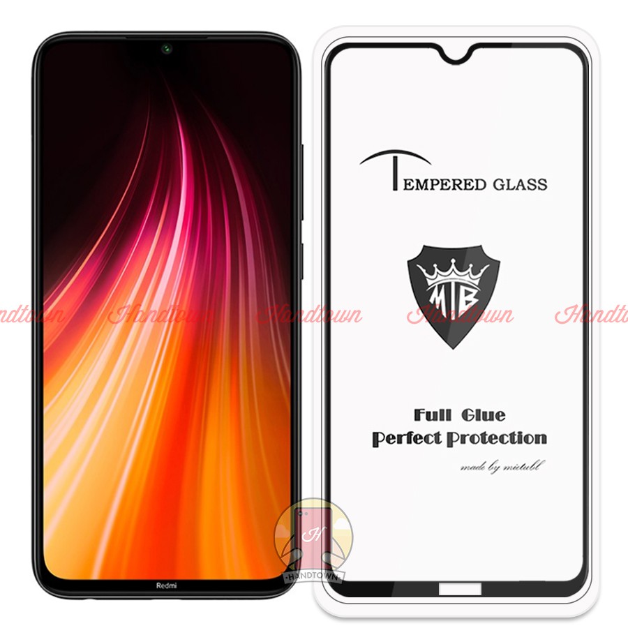 Cường Lực 9H Cho Xiaomi Redmi Note 8 Full Keo Thế Hệ Mới