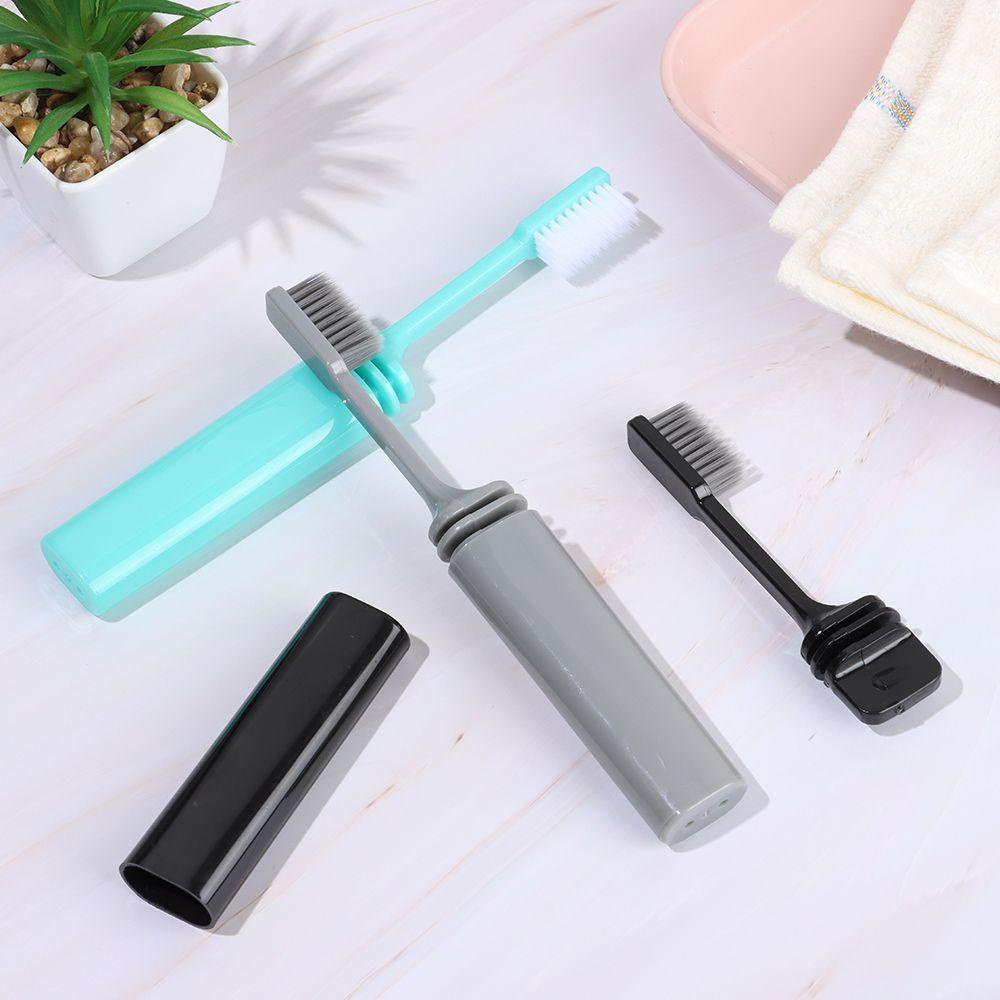 Bàn Chải Đánh Răng Lông Mềm Có Thể Gấp Gọn Dùng Đi Cắm Trại / Leo Núi