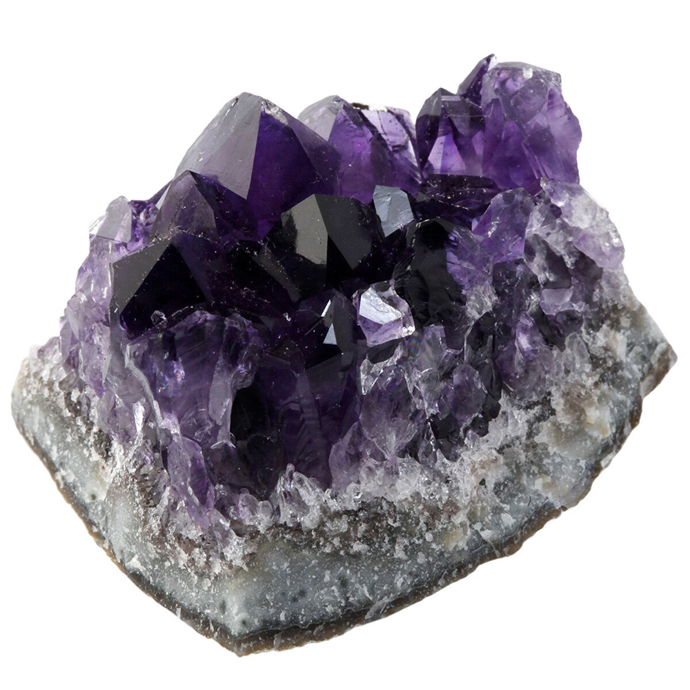 ROW Natural Dream Amethyst Cluster Home Decoration Mineral Specimen|Geography Teaching Gift Rough Ore Raw|Healing|1PC
