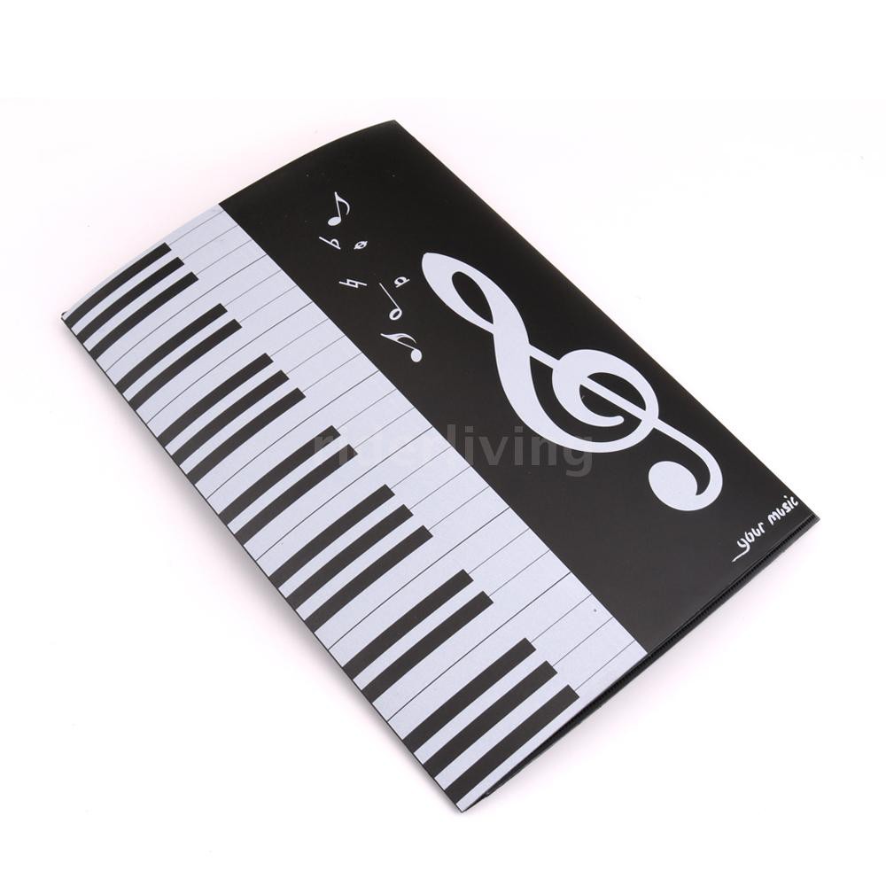 Bìa Hồ Sơ Đàn Piano 6 Trang A4