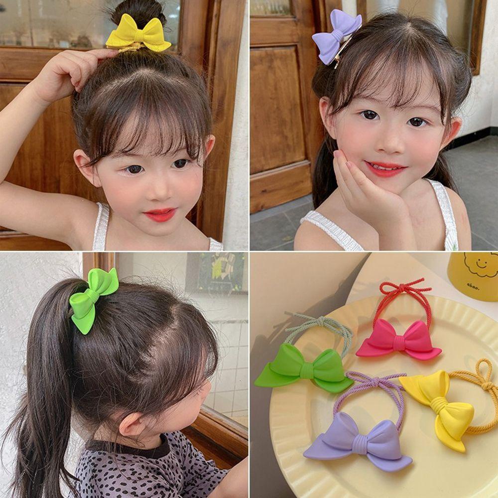 Dây Buộc Tóc Co Giãn Đính Nơ Phong Cách Hàn Quốc Dễ Thương WMES15H