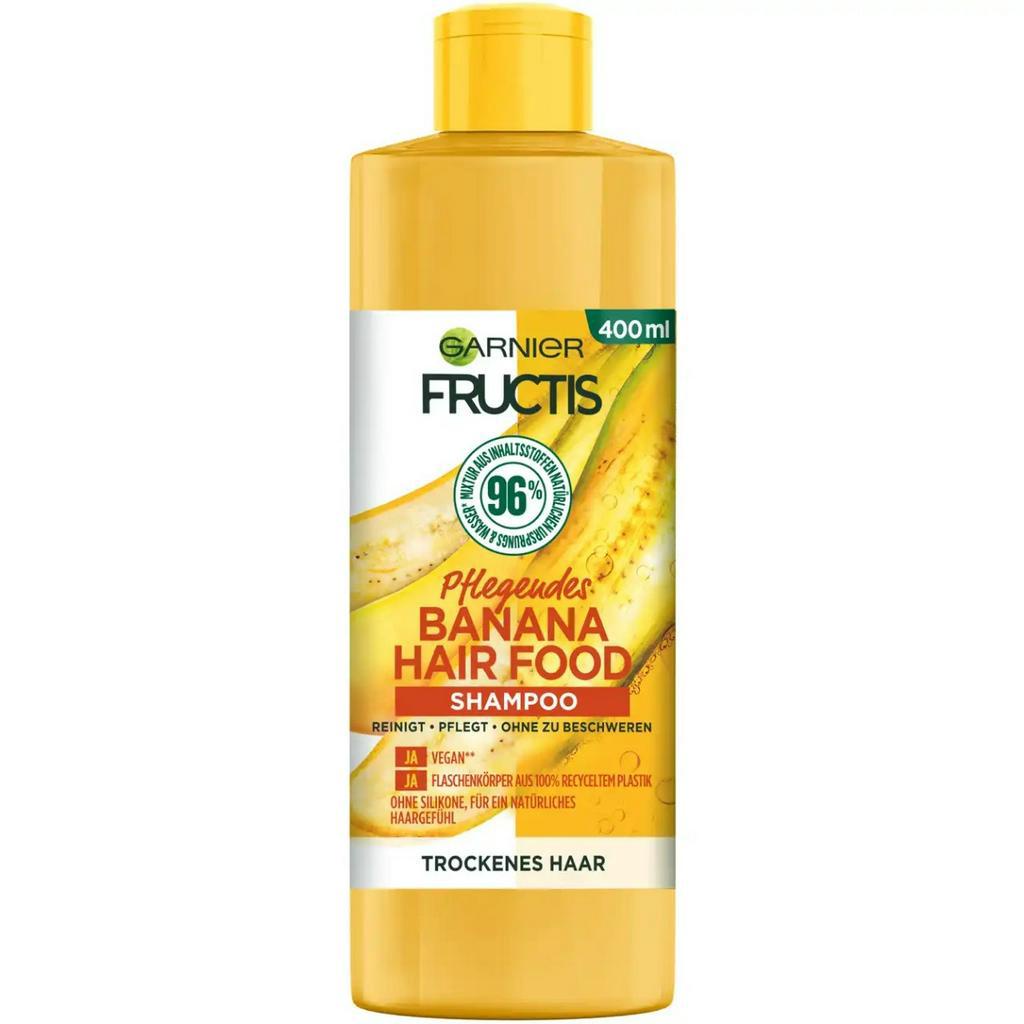 Dầu gội xả Garnier Fructis Hair Food 400ml Dưỡng Tóc Phục Hồi Tóc Hư Tổn