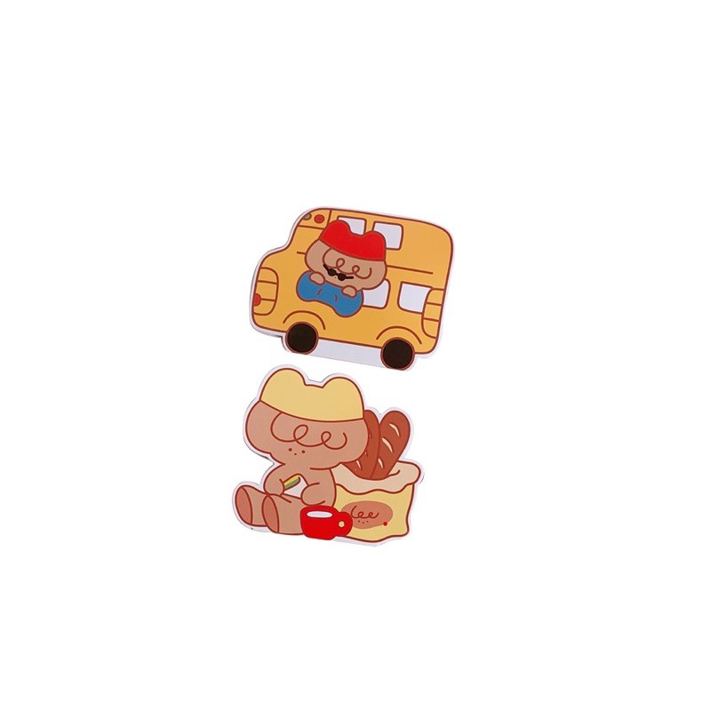 Set 40 tấm sticker mẫu gấu