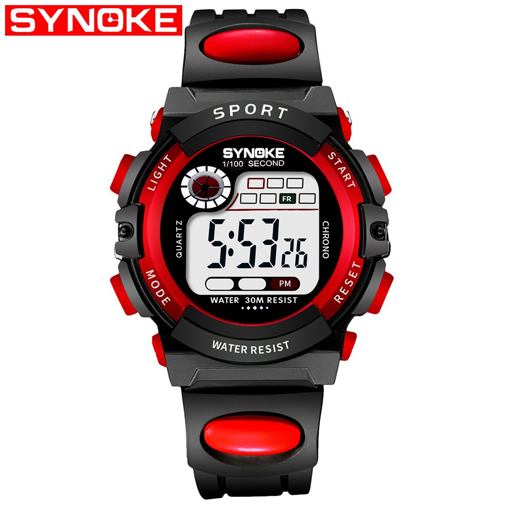 Đồng hồ trẻ em SYKID03 SYNOKE điện tử siêu thời trang tiện lợi cho bé | BigBuy360 - bigbuy360.vn